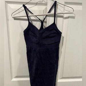 Lulu lemon womens dark purple workout tank top. Size 4.